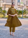 Vaari Vol 1 By Passion Tree Mal Chanderi Bulk Umbrella Cut Kurtis Orders In India